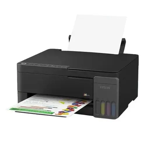 Epson EcoTank L3350 All in One Ink Tank Printer, 5760 x 1440 dpi, 33 ppm, 15 ppm Color, 1200 x 2400 dpi Scanner, Manual Duplex, USB Connectivity, Print/Copy/Scan, Wi-Fi, Black | L3350