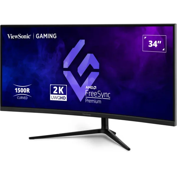 ViewSonic OMNI VX3418C-2K 34" Curved UWQHD Gaming Monitor