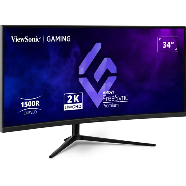 ViewSonic OMNI VX3418C-2K 34" Curved UWQHD Gaming Monitor