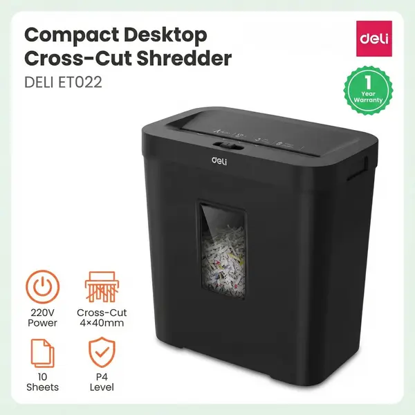Deli Shredder ET022 (Cross Cut)