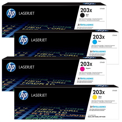 HP 203X High Capacity Toner Cartridge Set Original