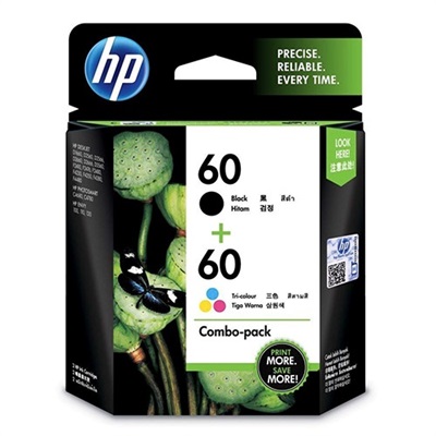 HP Original 60 Black and Color Combo Ink Cartridge