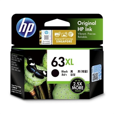 HP 63XL High Yield Black Original Ink Cartridge