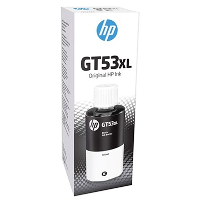 HP GT53 XL Original Black Ink Bottle - 135ML