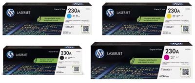 HP 230A 4 Pack  LaserJet Toner Cartridge Set