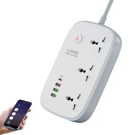 LDNIO SCW3451 2500W WiFi Smart Power Extension 30W PD/QC