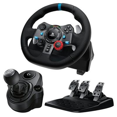 Logitech G29 Gaming Racing Wheel With Driving Force Shifter PC /PS3 /PS4/ PS5 Combo Pack
