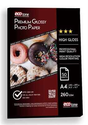 Eco Tone Premium Glossy Photo Paper