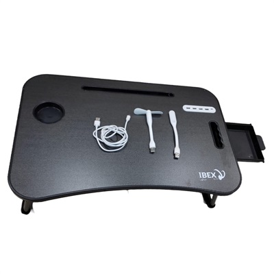 IBEX Foldable Portable Study / Laptop Stand with Drawer