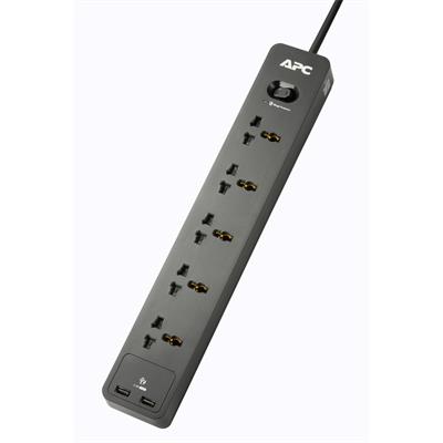 APC SurgeArrest Essential Surge Protector (PME5U2B-MS) BS1363 Plug