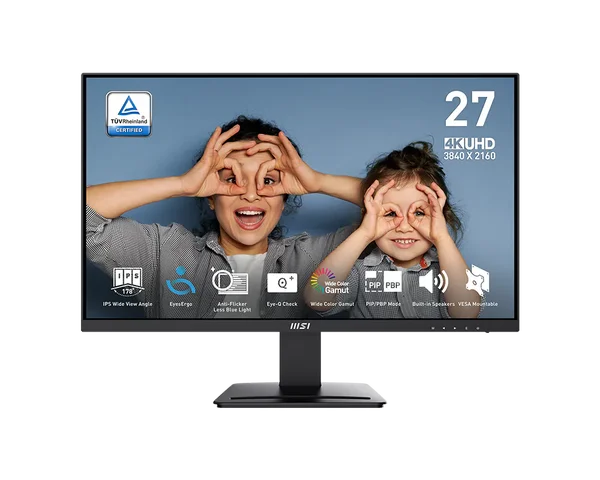 MSI PRO MP273U 27" 4K UHD (3840 × 2160) IPS MonitorMSI PRO MP273U 27" 4K UHD IPS Monitor