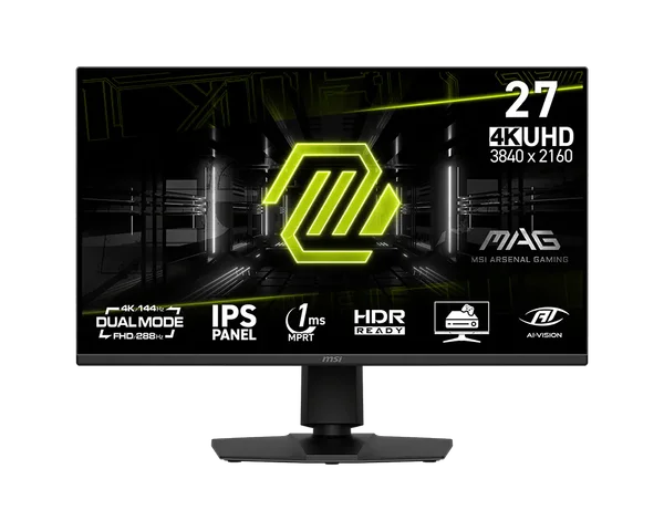 MSI MAG 275UPD E14 27" 4K UHD (3840 x 2160) IPS 144Hz / FHD 288Hz Gaming Monitor