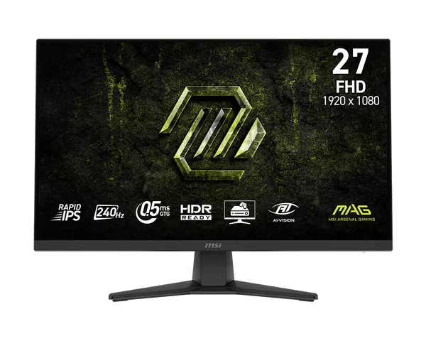 MSI MAG 272F X24 27-Inch FHD (1920 × 1080) 240Hz Rapid IPS Gaming Monitor