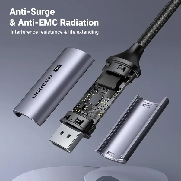UGREEN 25158 USB-C to DisplayPort 1.4 Cable – 8K@60Hz, 4K@240Hz