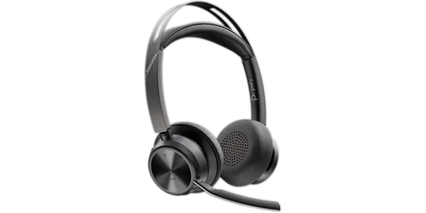 Poly Voyager Focus 2 USB-C Wireless Headset with USB-C/A Adapter & Charging Stand