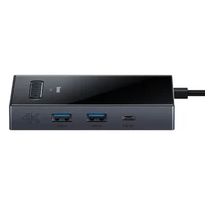 Baseus PioneerJoy 8-Port Four-Screen Type-C HUB Adapter (WKYY030413)