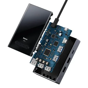 Baseus PioneerJoy 8-Port Four-Screen Type-C HUB Adapter (WKYY030413)