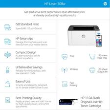 HP Laserjet 108W Wireless Printer