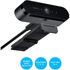 Logitech BRIO Webcam with 4K Ultra HD Video & HDR