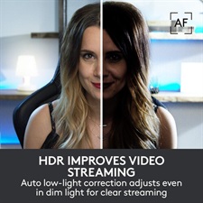 Logitech BRIO Webcam with 4K Ultra HD Video & HDR