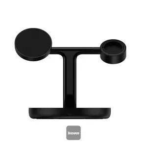 Baseus Swan 3-in-1 Wireless Magnetic Charging Stand 20W Black