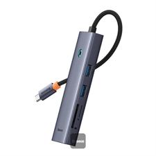 Baseus UltraJoy Series 7-Port HUB Docking Station Space Grey Type-C to HDMI4K@60Hz