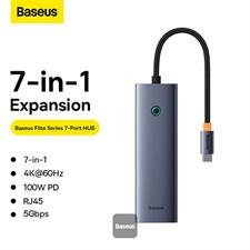 Baseus UltraJoy Series 7-Port HUB Docking Station Space Grey Type-C to HDMI4K@60Hz