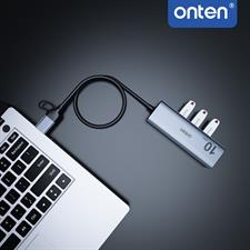 Onten 5 in 2 TypeC + USB to 4-Port USB3.2 Gen 2 10G Hub UCA611