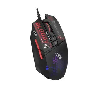 Bloody W60 Max Mini 12000 CPI RGB Gaming Mouse | 83g Honeycomb Shell