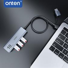Onten 5 in 2 TypeC + USB to 4-Port USB3.2 Gen 2 10G Hub UCA611