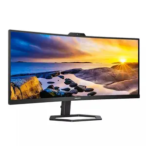 Philips 34E1C5600HE 34" Curved WQHD (3440x1440) Monitor with 5MP Webcam & Speakers
