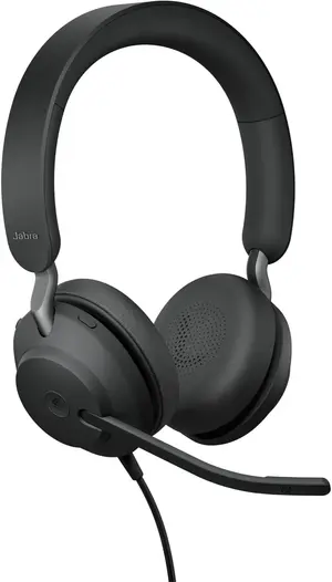 Jabra Evolve2 40 Stereo USB-A Wired Headset with Noise-Cancelling Microphone