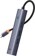 Baseus UltraJoy Series 6- Port HUB Docking Station Space Grey Type-C to HDMI4K@30Hz