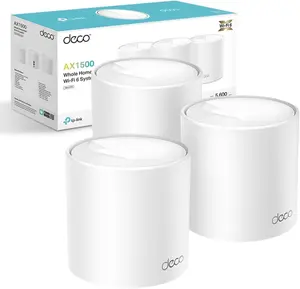 TP-Link Deco X10 (3-pack) AX1500 Whole Home Mesh Wi-Fi 6 System
