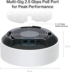 TP-Link Deco X50-PoE(3-pack) AX3000 Whole Home Mesh Wi-Fi 6 System with PoE