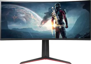 LG 34GP63A-B Ultragear 34" Curved QHD (3440 x 1440) Gaming Monitor – 160Hz, HDR10