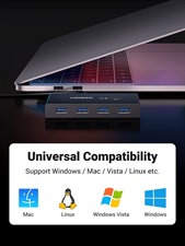 UGreen 2 In 4 Out USB 3.0 Sharing Switch Box