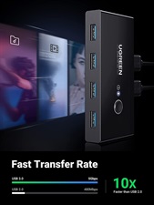 UGreen 2 In 4 Out USB 3.0 Sharing Switch Box