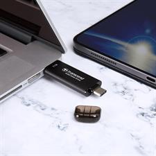 Transcend ESD310 Dual USB 10GBPS USB Type-A, USB Type-C Portable SSD 1TB