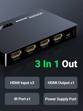 UGREEN HDMI Switch 4K 3 Port HDMI Switcher