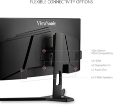 ViewSonic VX3418-2KPC 34 Inch  144Hz Ultrawide Curved Gaming Monitor