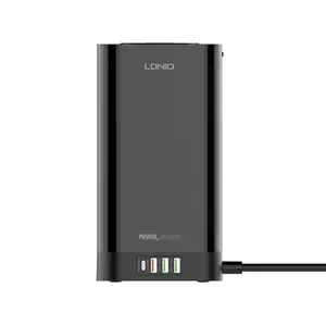 LDNIO SKW6457 2500W UK Tower Extension Socket with 30W PD & Wireless