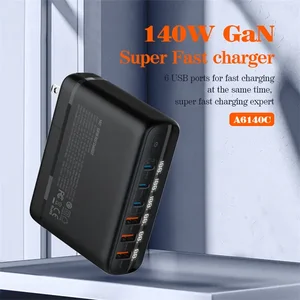 LDNIO A6140C 140W GaN Desktop Charger 6-Port USB PD/QC