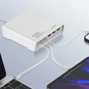 LDNIO Q605 120W 6-Port USB-C USB-A Desktop Charger