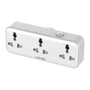 LDNIO SC3317 3-Outlet Portable Power Socket – 30W PD & QC3.0 Fast Charging