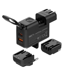 LDNIO Q2618 65W GaN Fast Charger – USB-C + USB-A with EU/UK/US Plugs