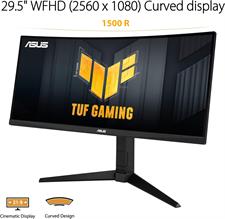 ASUS TUF Gaming VG30VQL1A, 29.5 inch, 21:9 Ultra-wide WFHD (2560X1080), 200Hz, 1ms MPRT, Curved Gaming Monitor