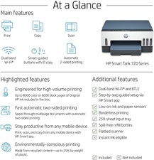 HP 725 Smart Ink Tank - All in One with Duplex