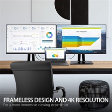 ViewSonic VP2756-4K 27 Inch ColorPro™ 4K UHD IPS Monitor with 60W USB C, sRGB and Pantone Validated