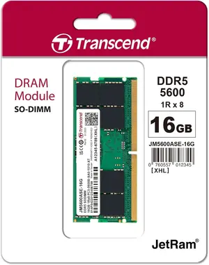 Transcend JetRam DDR5 5600MHz Laptop RAM | JM5600ASG-8G - JM5600ASE-16G